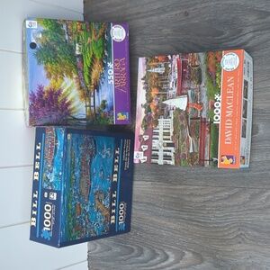 🌟NWT 3 Puzzles David Maclean, Bill Bell, Arturo Zarraga